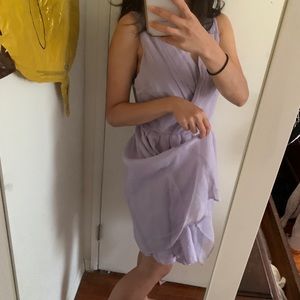 Lavender flowy dress